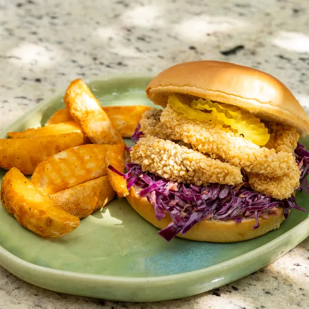 Smash Chicken Burger